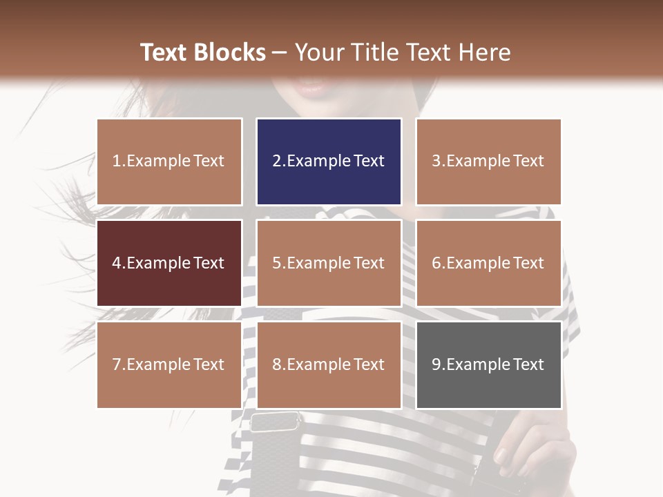 Fashion Make Up Gladness PowerPoint Template