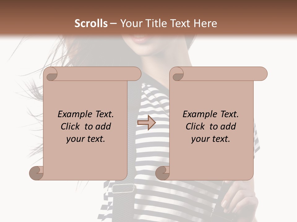 Fashion Make Up Gladness PowerPoint Template