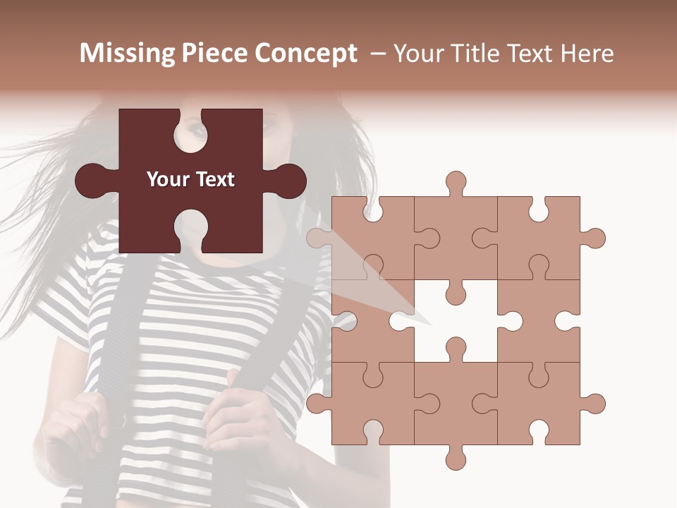 Make Up Wind Fashion PowerPoint Template