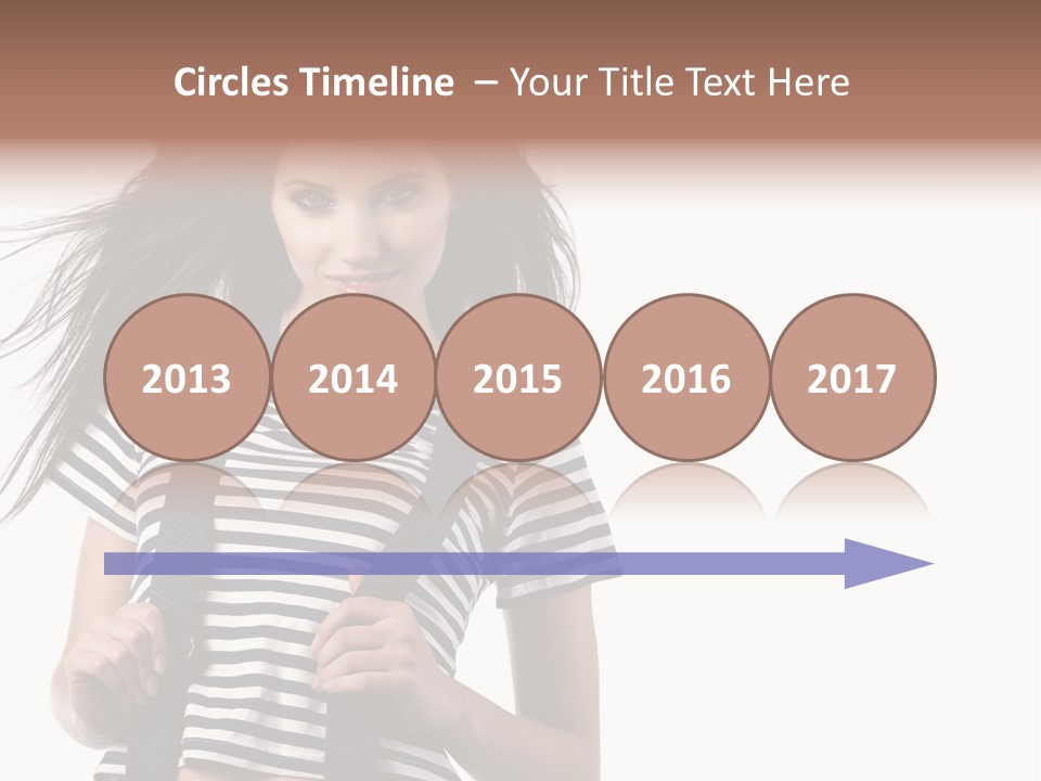 Make Up Wind Fashion PowerPoint Template