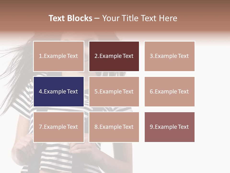 Make Up Wind Fashion PowerPoint Template