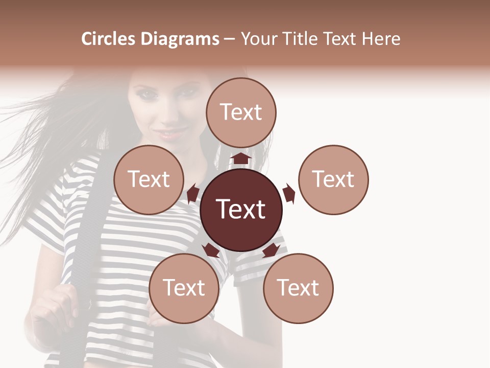 Make Up Wind Fashion PowerPoint Template