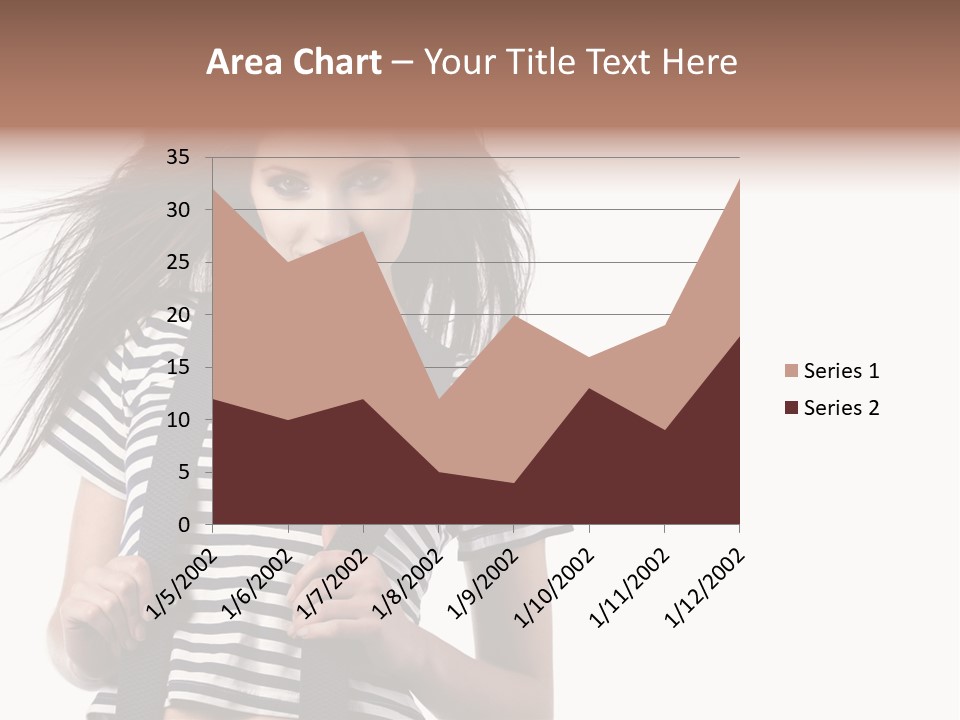 Make Up Wind Fashion PowerPoint Template