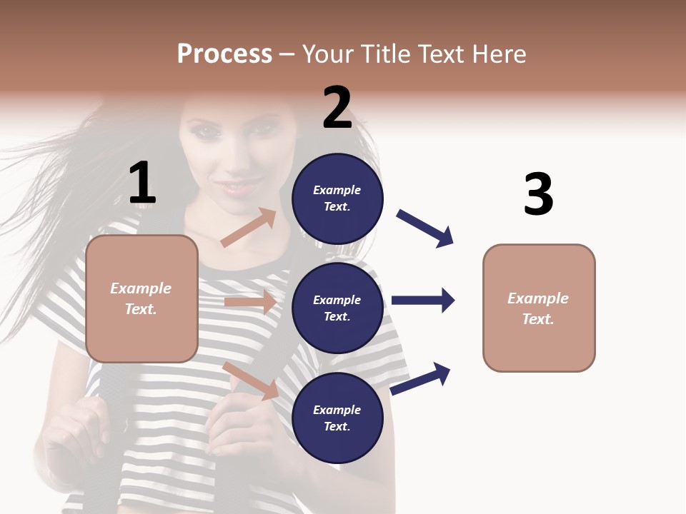 Make Up Wind Fashion PowerPoint Template