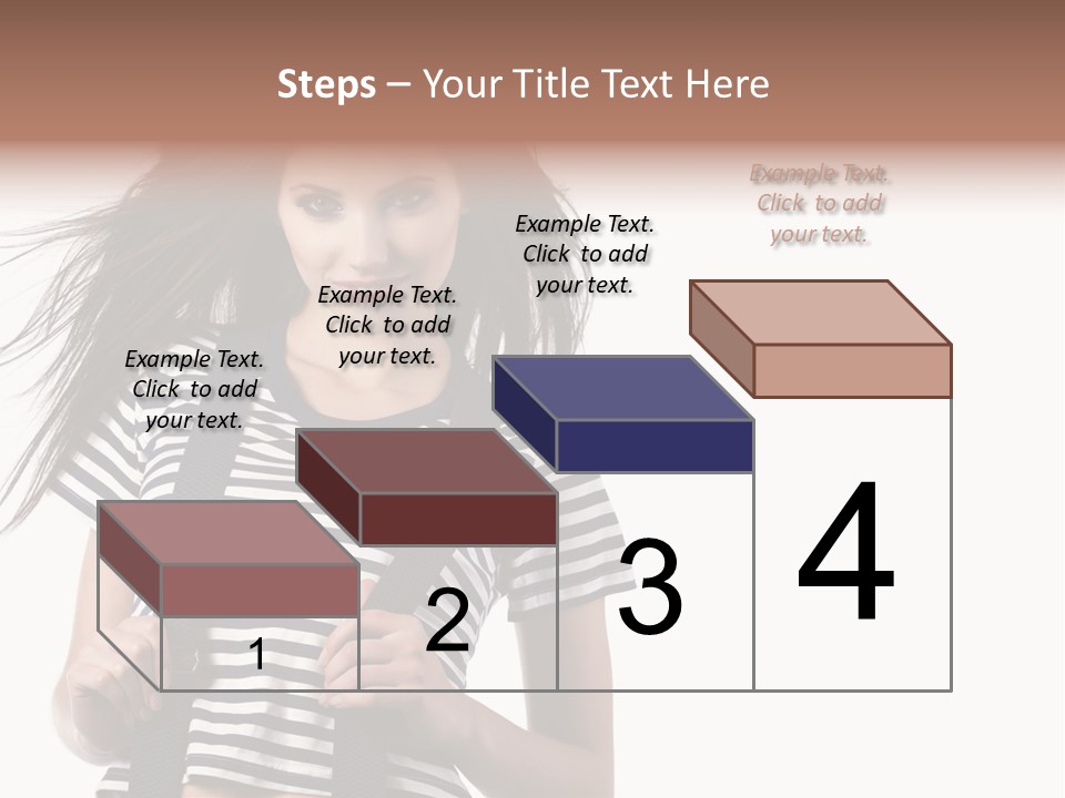 Make Up Wind Fashion PowerPoint Template