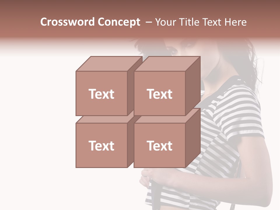 Expression White Pleasure PowerPoint Template