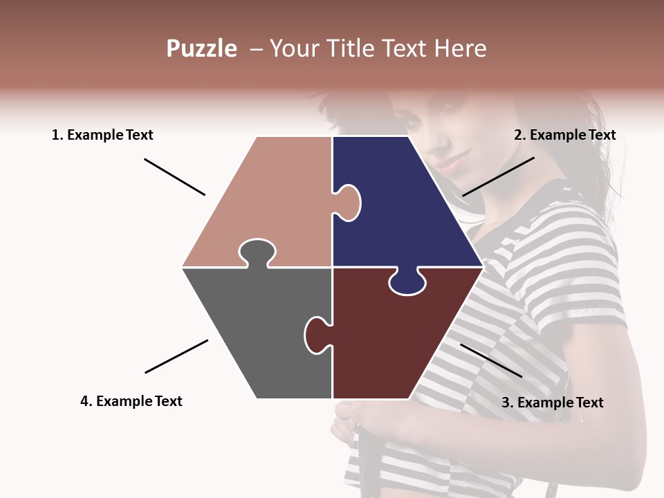 Expression White Pleasure PowerPoint Template