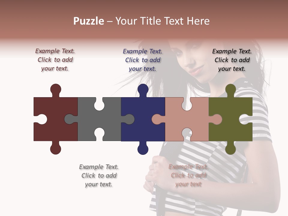 Expression White Pleasure PowerPoint Template