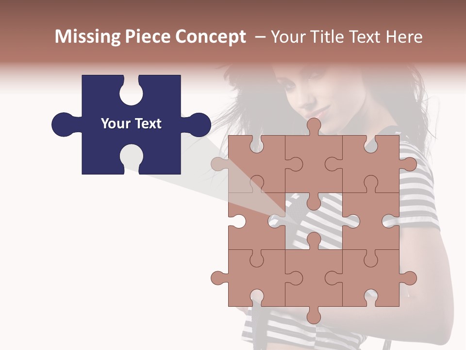 Expression White Pleasure PowerPoint Template