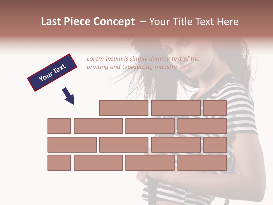 Expression White Pleasure PowerPoint Template