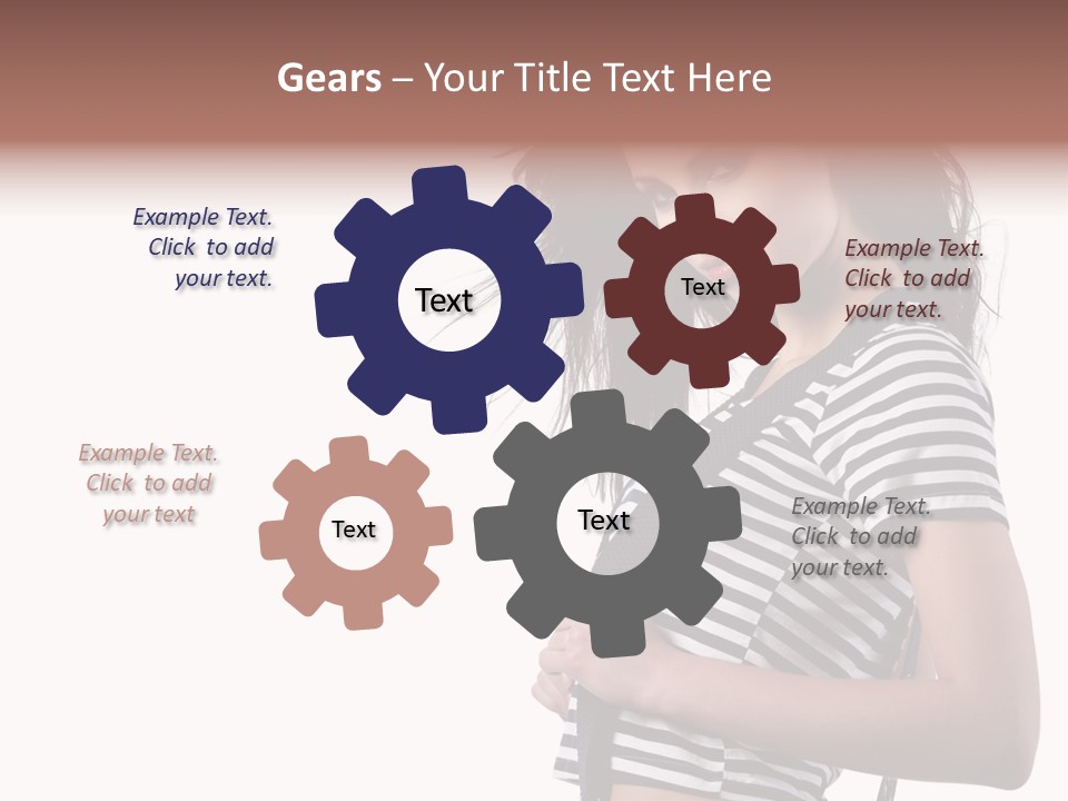 Expression White Pleasure PowerPoint Template