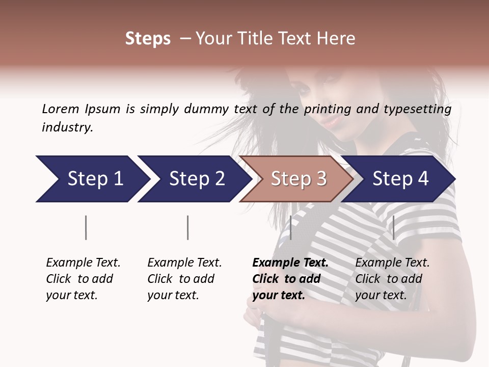 Expression White Pleasure PowerPoint Template