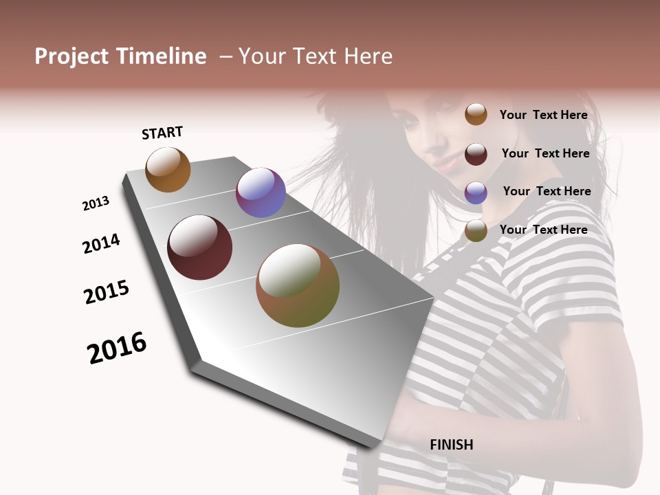 Expression White Pleasure PowerPoint Template