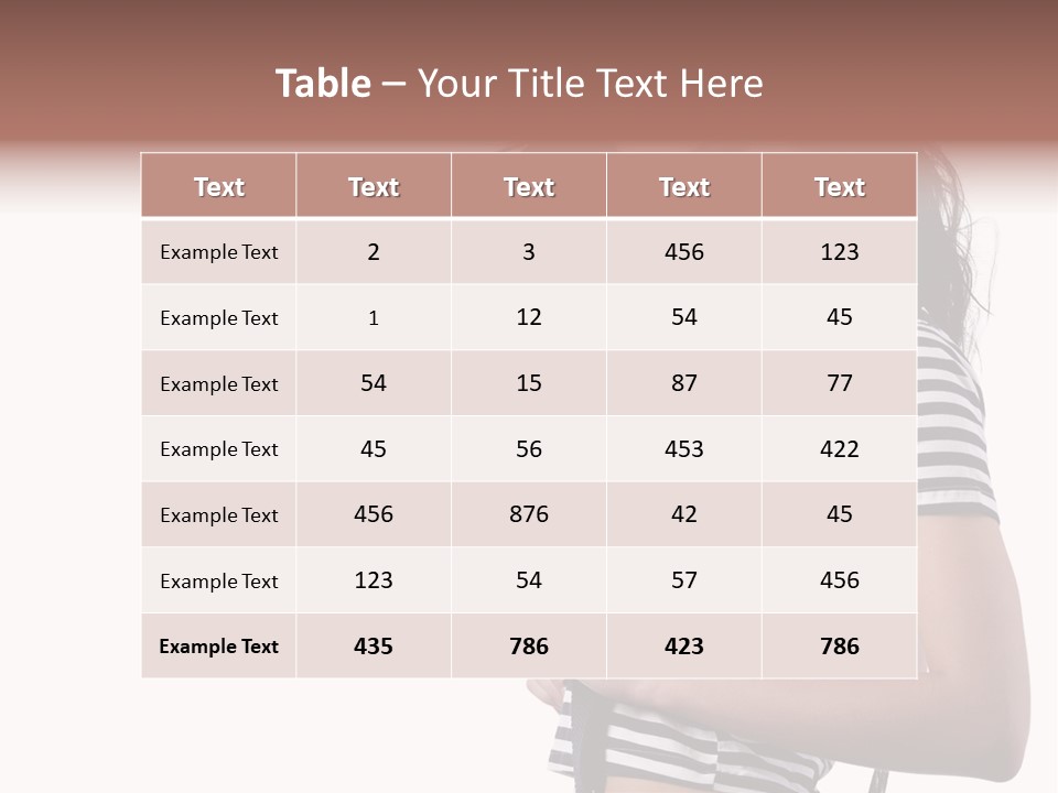 Expression White Pleasure PowerPoint Template