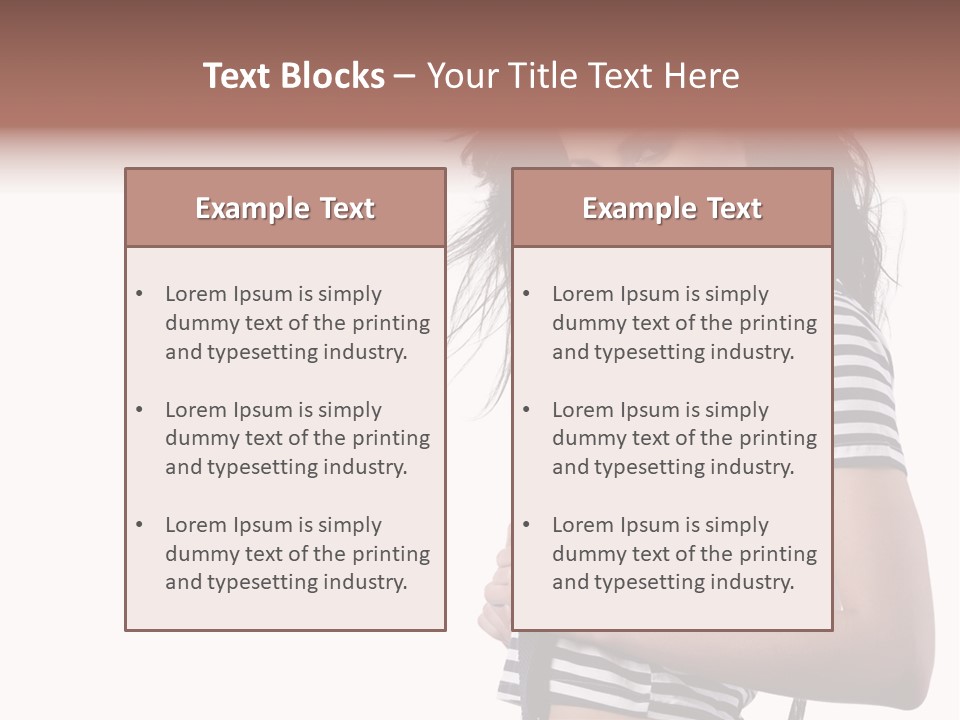 Expression White Pleasure PowerPoint Template