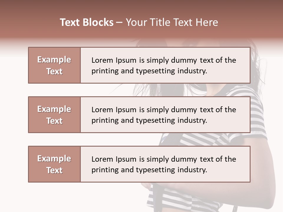 Expression White Pleasure PowerPoint Template