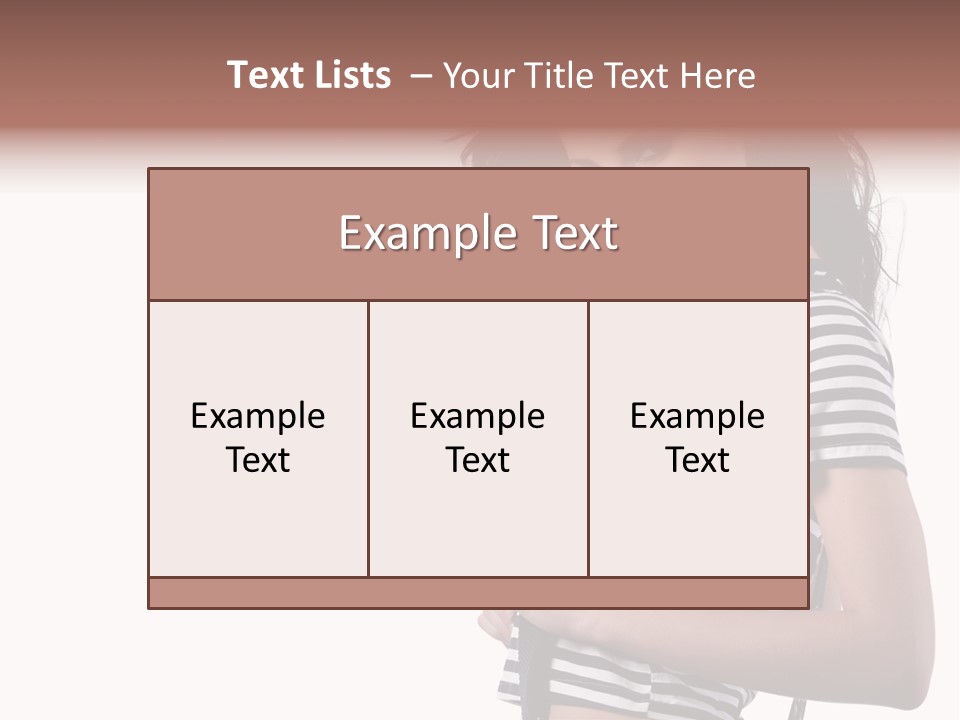Expression White Pleasure PowerPoint Template