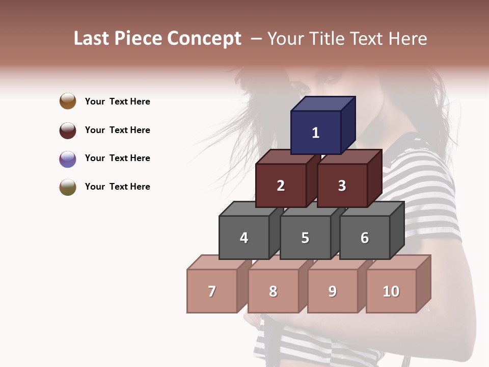 Expression White Pleasure PowerPoint Template