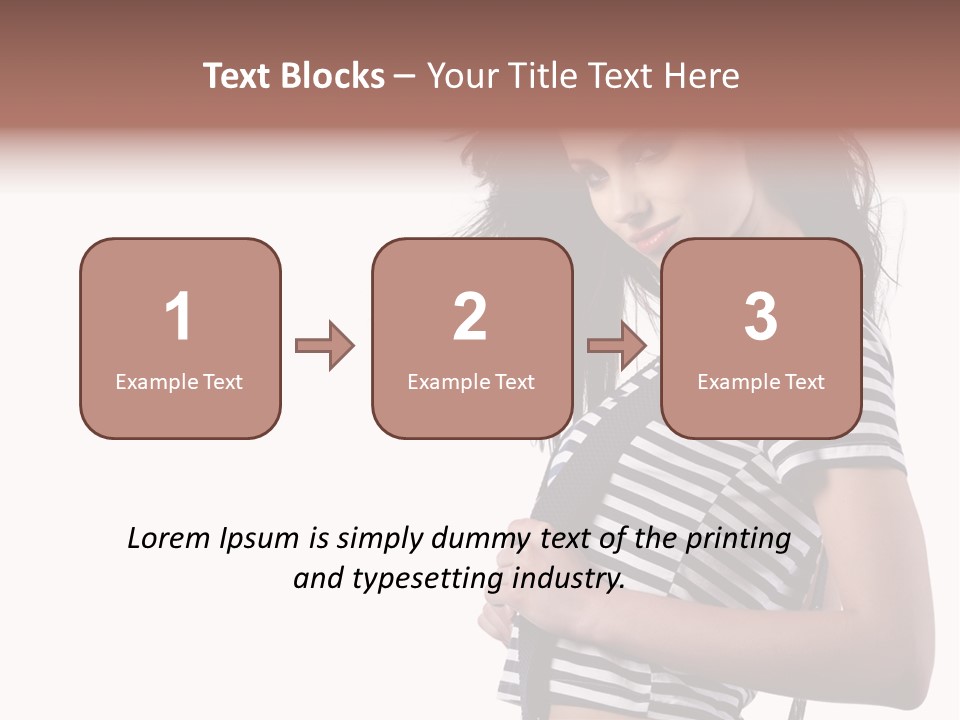 Expression White Pleasure PowerPoint Template