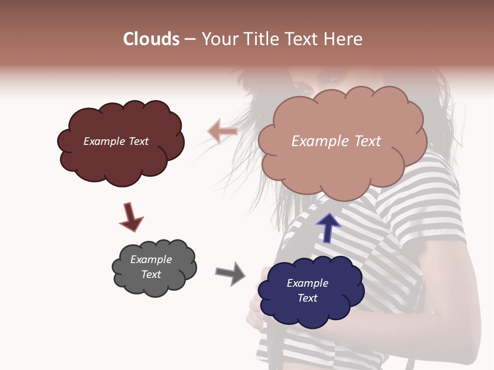 Expression White Pleasure PowerPoint Template