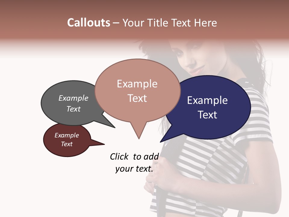 Expression White Pleasure PowerPoint Template