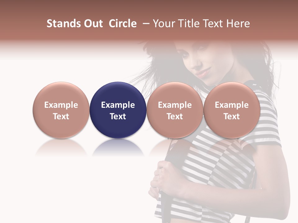 Expression White Pleasure PowerPoint Template