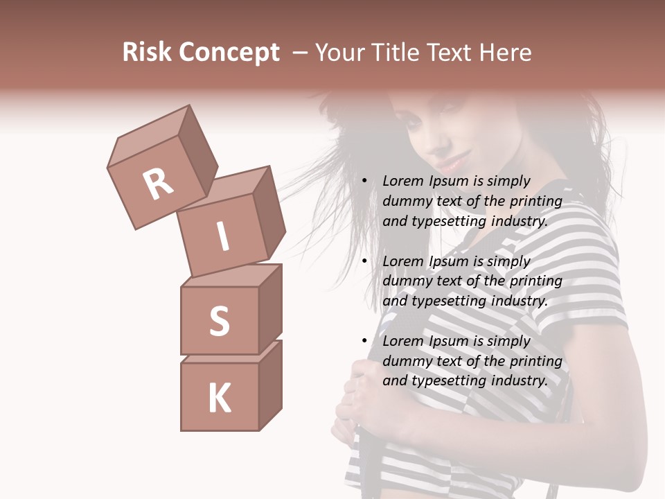 Expression White Pleasure PowerPoint Template