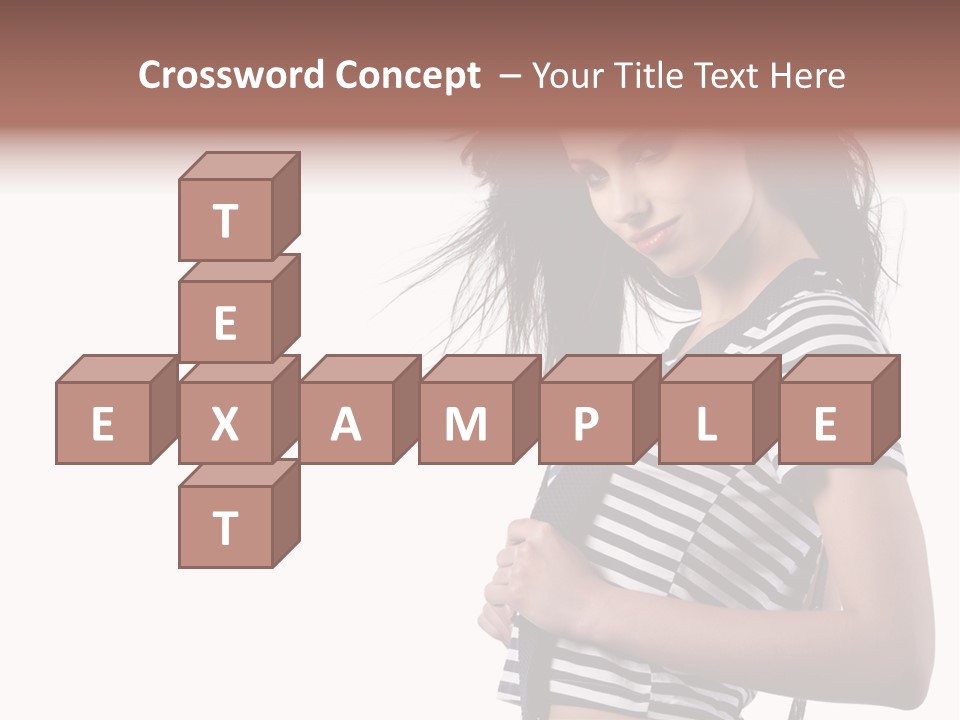 Expression White Pleasure PowerPoint Template