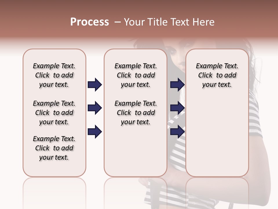 Expression White Pleasure PowerPoint Template