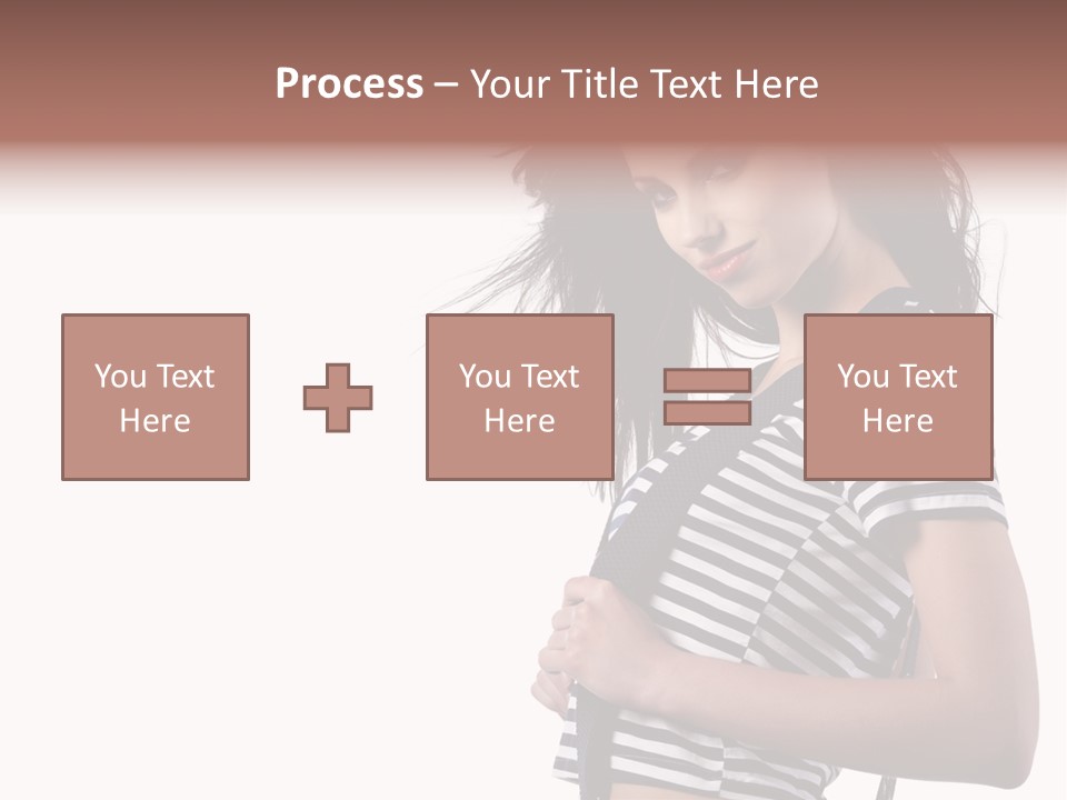 Expression White Pleasure PowerPoint Template