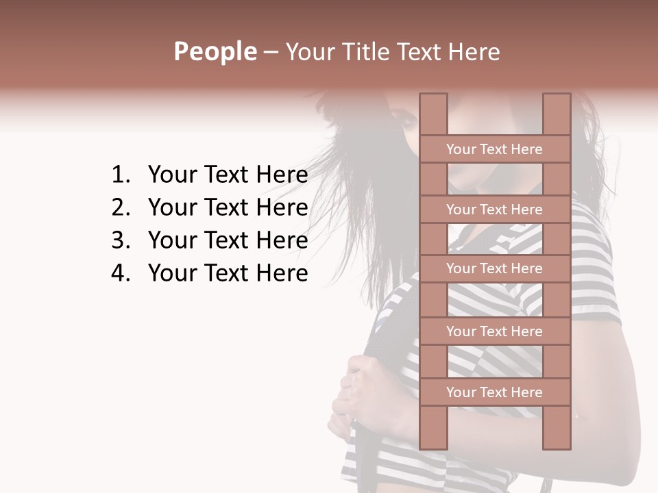 Expression White Pleasure PowerPoint Template