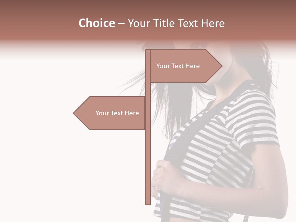 Expression White Pleasure PowerPoint Template