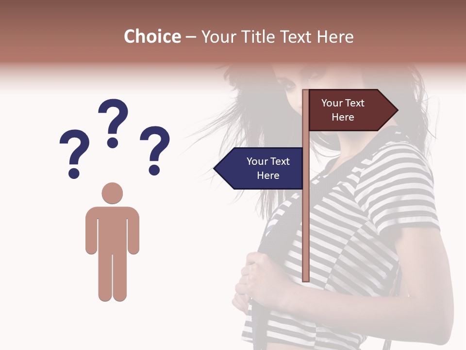 Expression White Pleasure PowerPoint Template