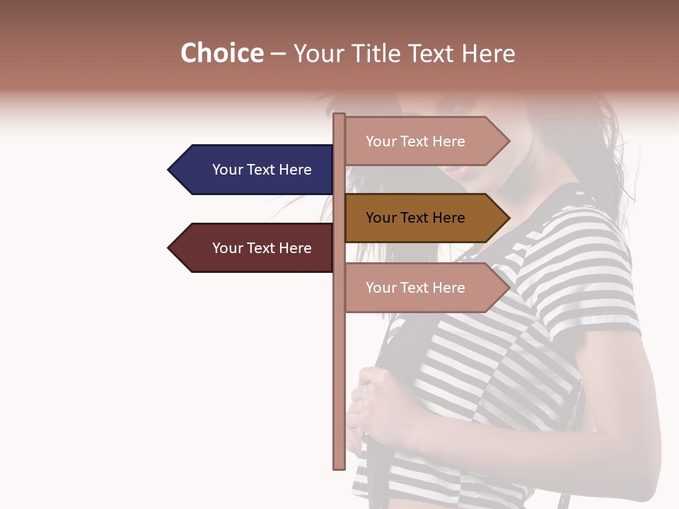 Expression White Pleasure PowerPoint Template