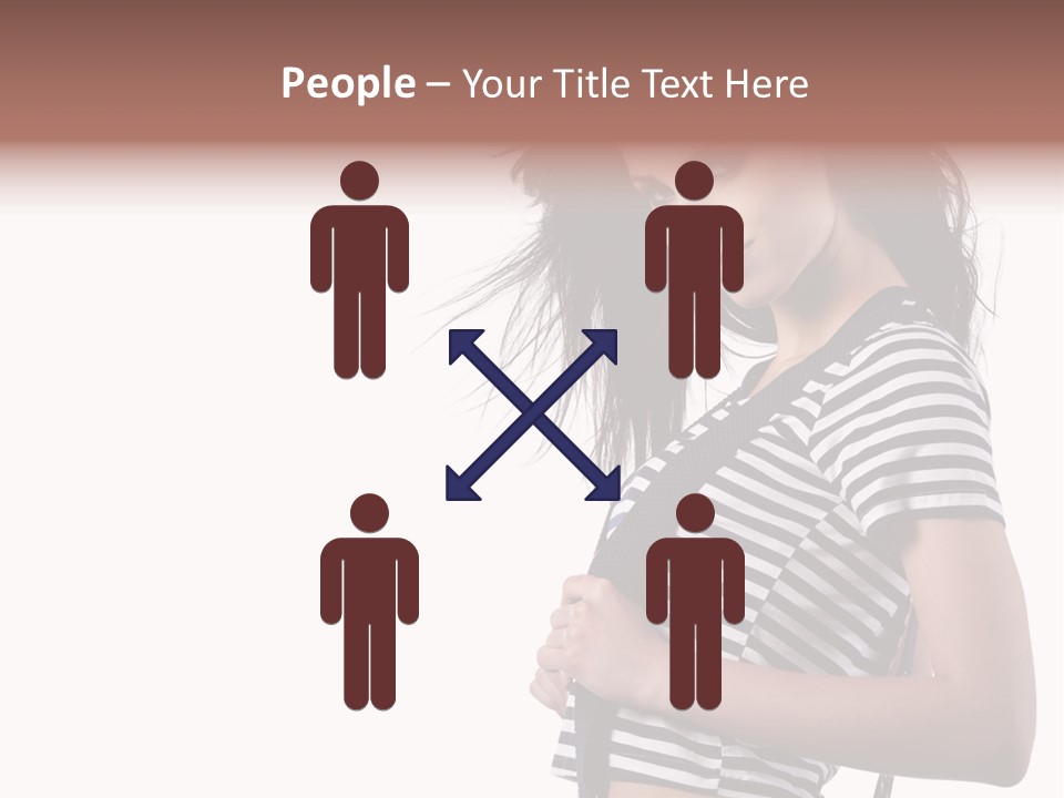 Expression White Pleasure PowerPoint Template