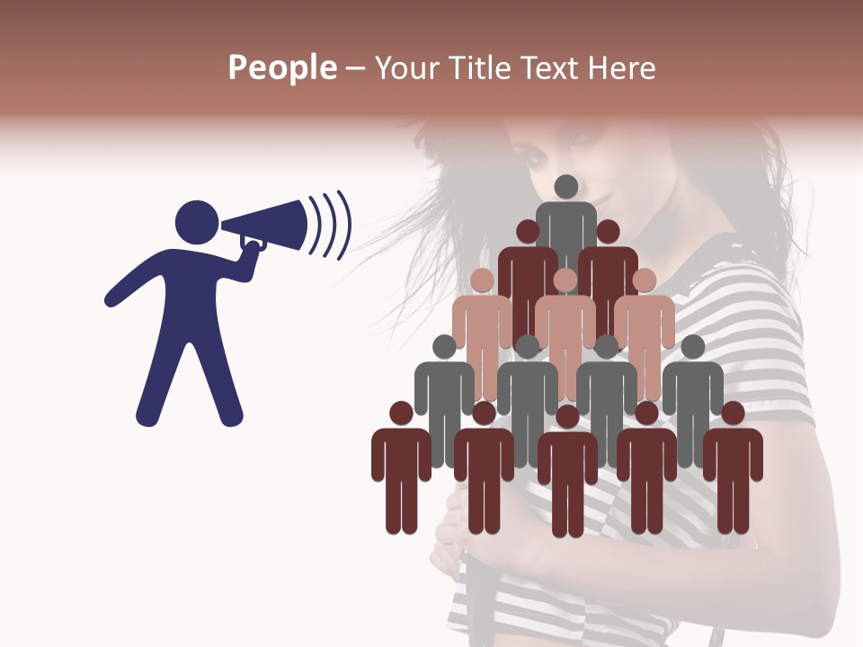 Expression White Pleasure PowerPoint Template