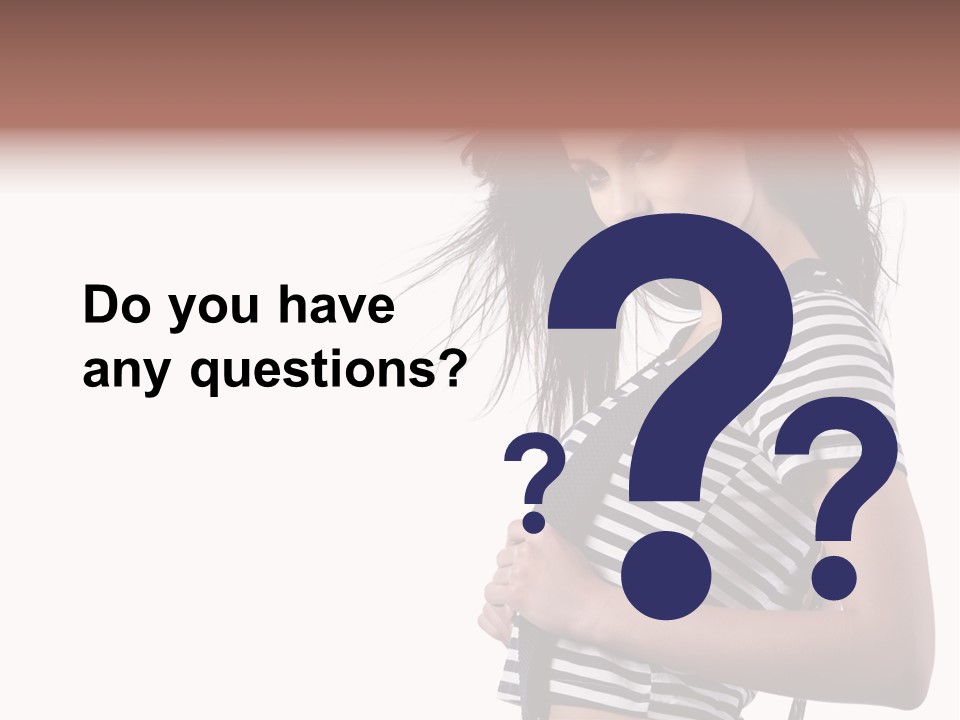 Expression White Pleasure PowerPoint Template