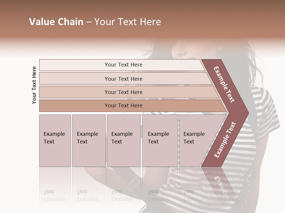 Joyful Happiness Woman PowerPoint Template