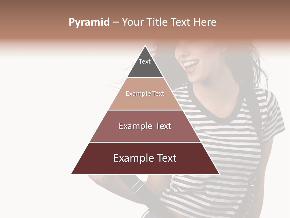 Joyful Happiness Woman PowerPoint Template