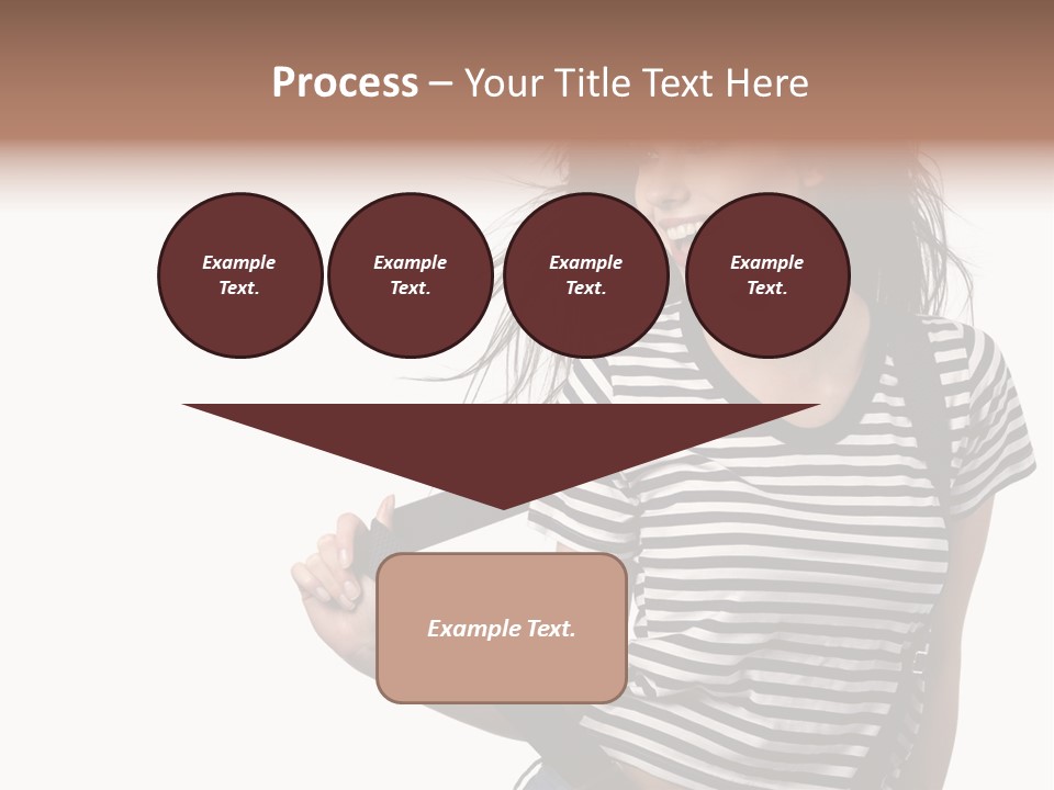 Joyful Happiness Woman PowerPoint Template