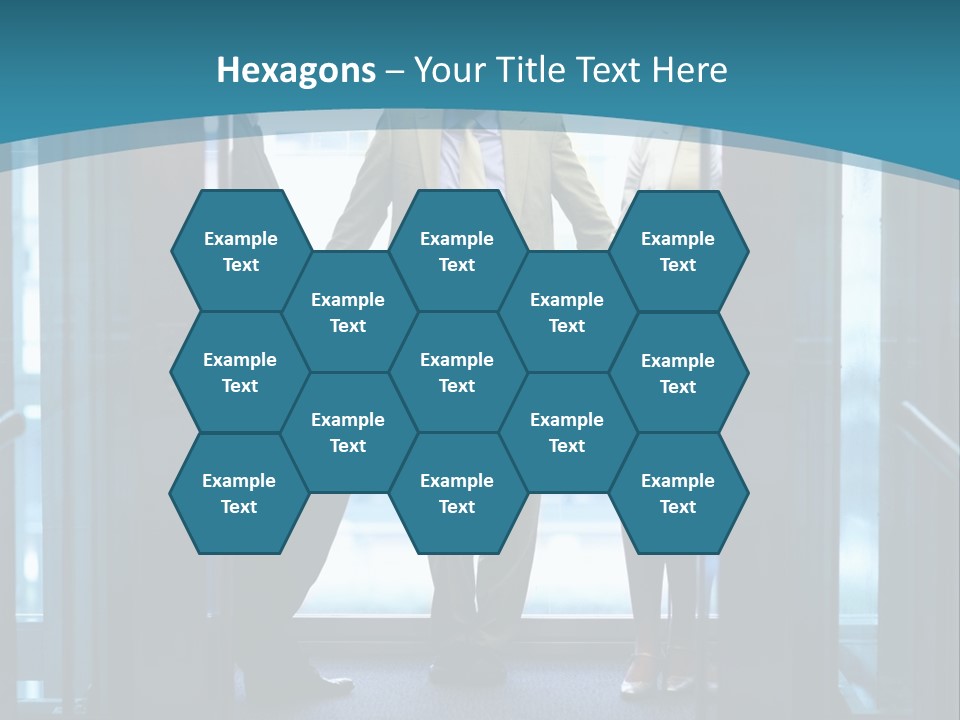 Businessman Happy Team PowerPoint Template