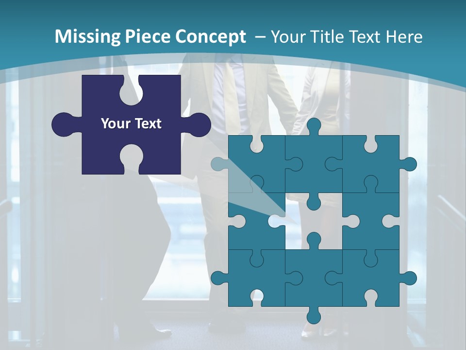 Businessman Happy Team PowerPoint Template