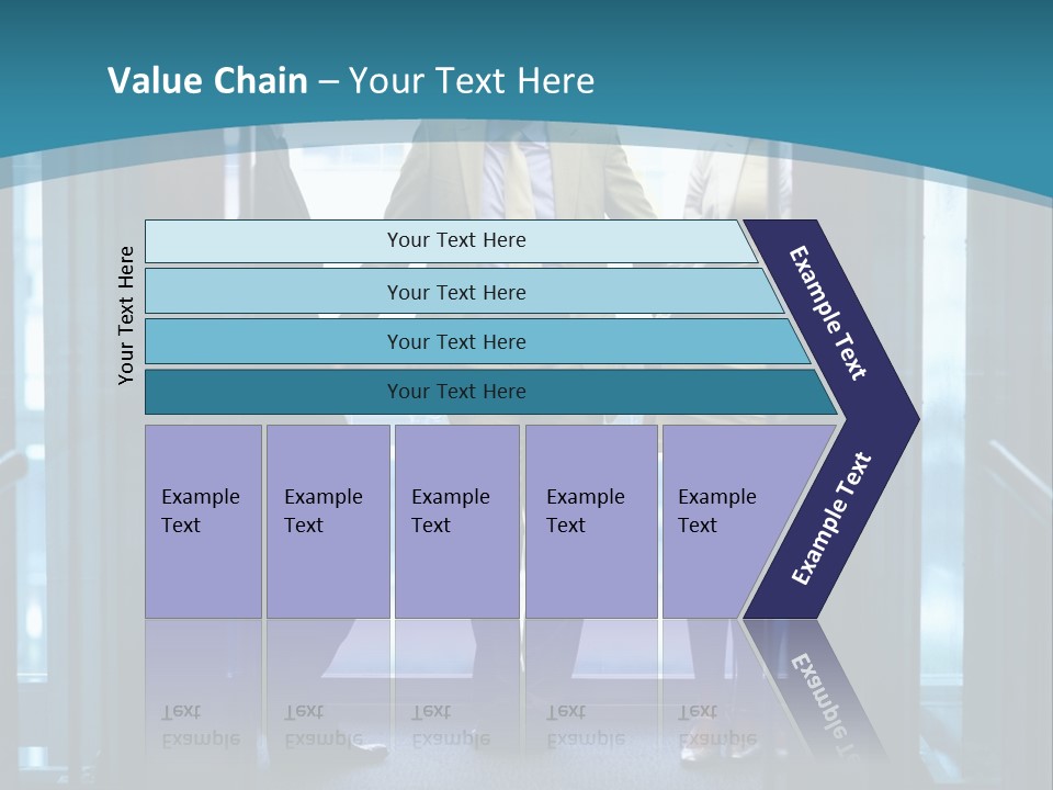 Businessman Happy Team PowerPoint Template