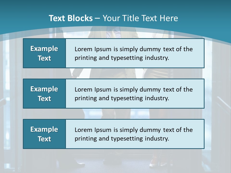 Businessman Happy Team PowerPoint Template