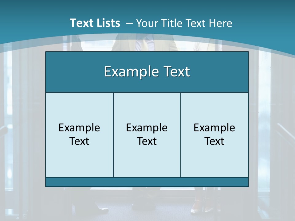 Businessman Happy Team PowerPoint Template