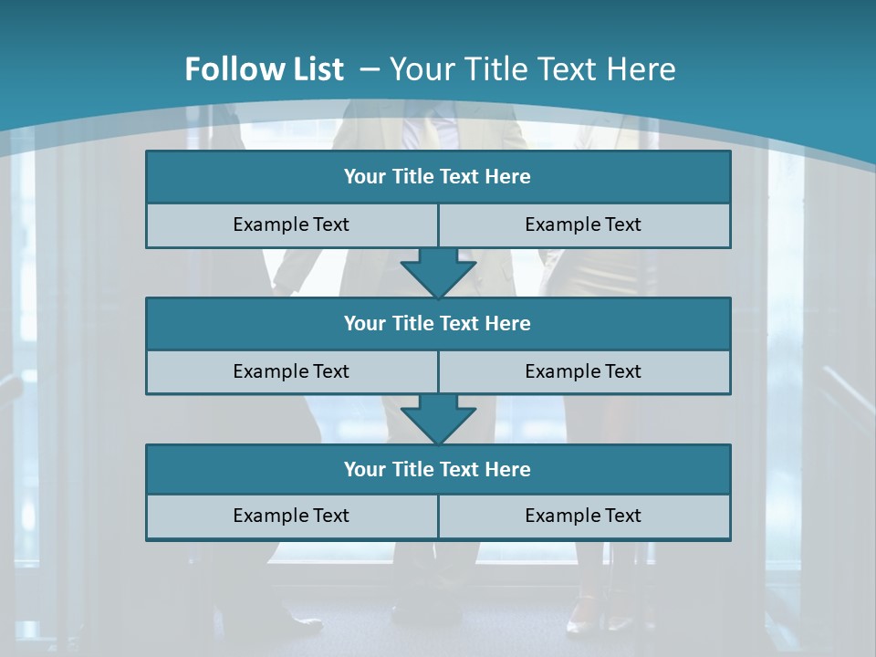 Businessman Happy Team PowerPoint Template