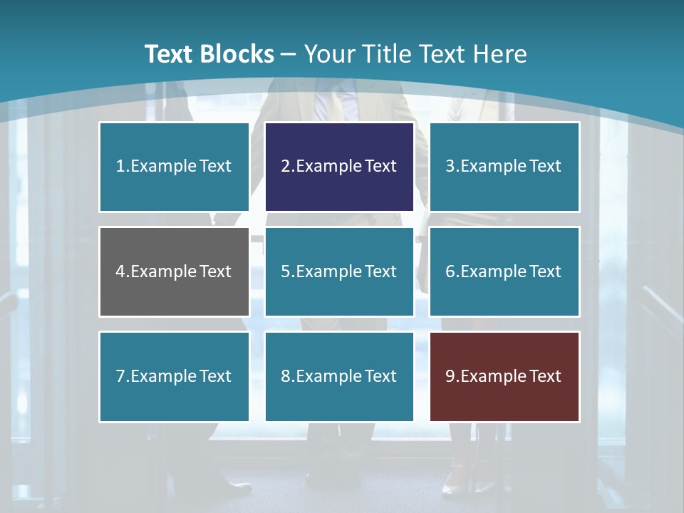 Businessman Happy Team PowerPoint Template