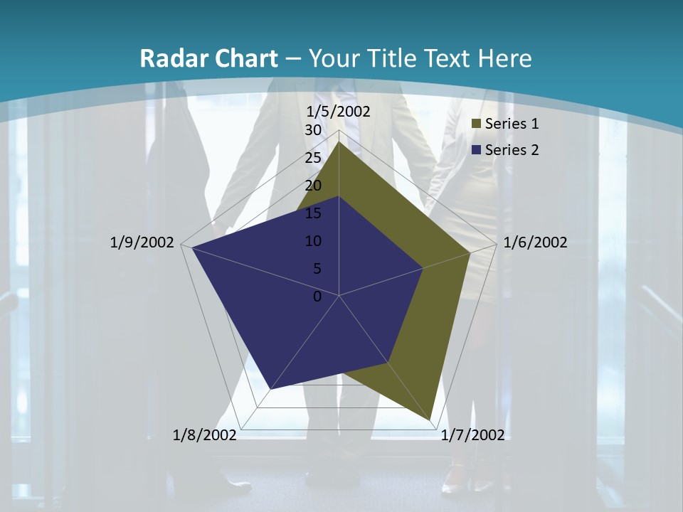 Businessman Happy Team PowerPoint Template
