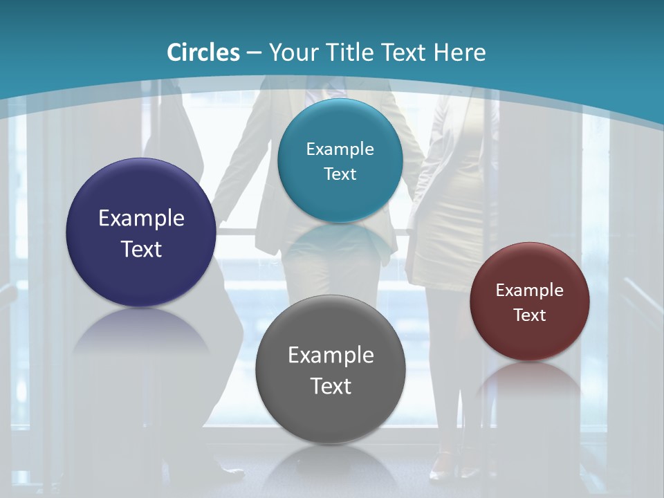 Businessman Happy Team PowerPoint Template