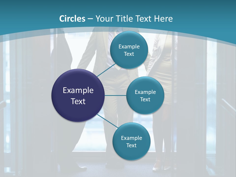 Businessman Happy Team PowerPoint Template